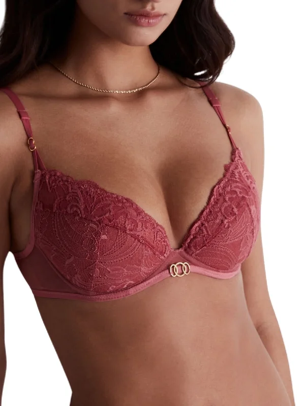 Sports push up bras for active women​Feeling Myself Moulded Push-Up Bra - Rosewood