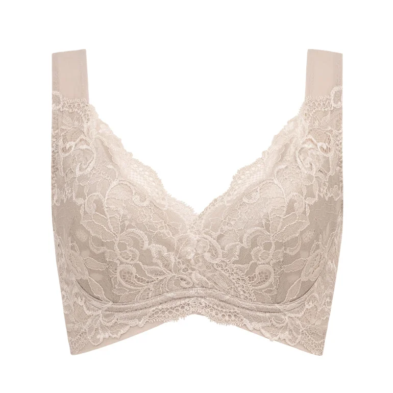 bralette bras for a trendy and comfortable styleFull Coverage Lacy Wireless Bra 24