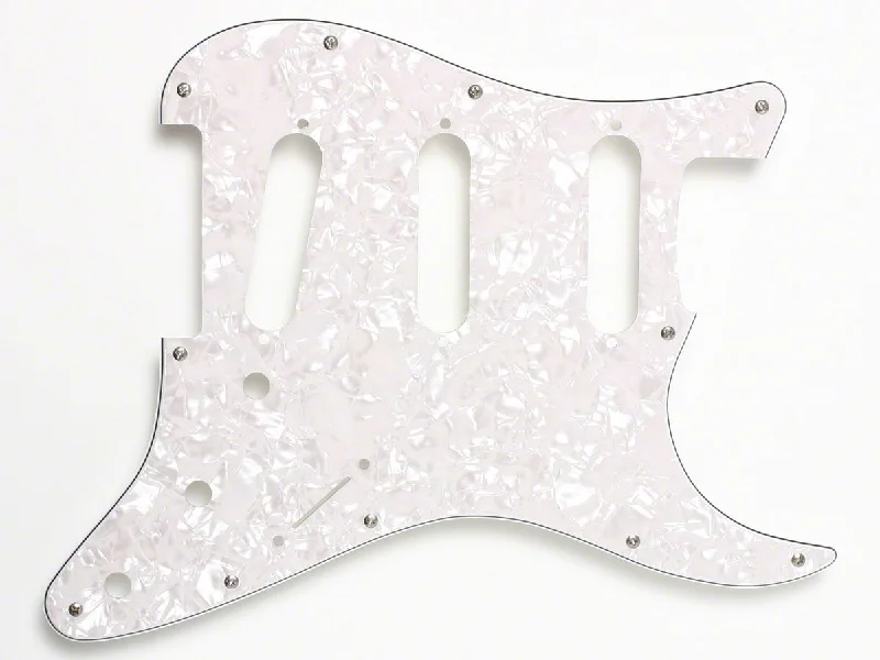 Shaper with a silicone grip to prevent slippingFender Stratocaster Pickguard, 11-Hole, White Pearloid Shaper with a silicone grip to prevent slippingFender Stratocaster Pickguard, 11-Hole, White Pearloid