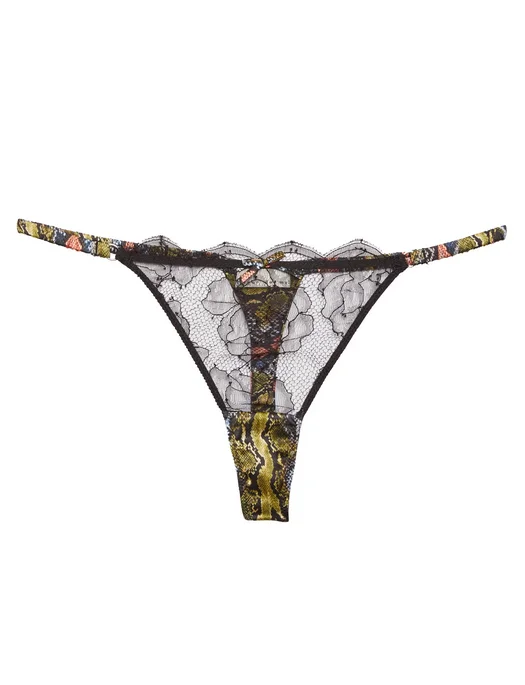 Shaper made of breathable fabric for all - day comfortFleur du Mal Rose Lace Thong Shaper made of breathable fabric for all - day comfortFleur du Mal Rose Lace Thong