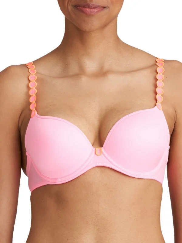 Full cup push up bras for more coverage​Tom Push Up Bra - Happy Pink