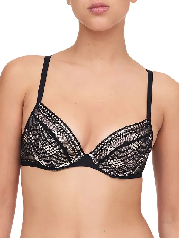 Push up bras for large - busted women​Ondine Push Up Foam Bra - Black