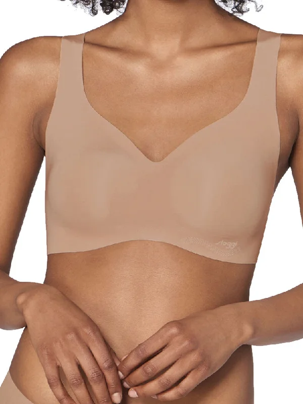 Push up bras in plus - size F cup​ZERO Feel Bralette - Cognac