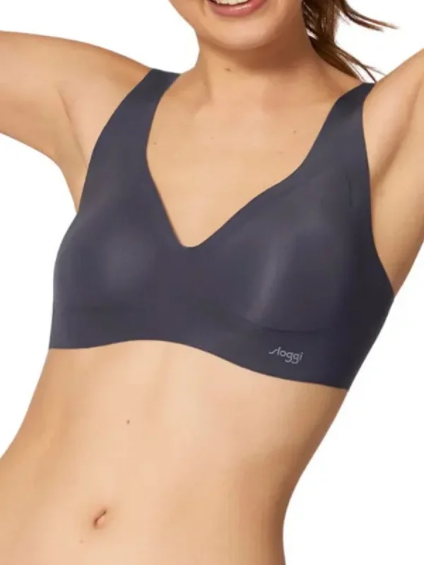 Push up bras made of breathable cotton​ZERO Feel Bralette - Mauve Grey