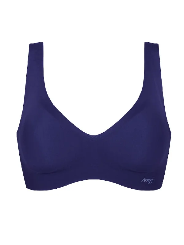 Push up bras with a contour cup​ZERO Feel Bralette Top - Royal Blue