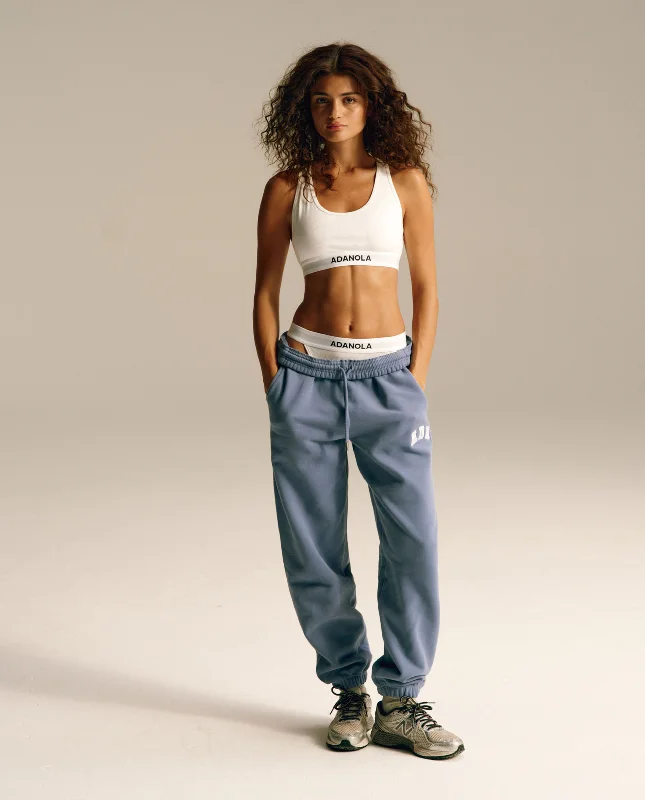 hypoallergenic women sport bra for sensitive skinADA Sweatpants - Vintage Blue/Powder Blue hypoallergenic women sport bra for sensitive skinADA Sweatpants - Vintage Blue/Powder Blue