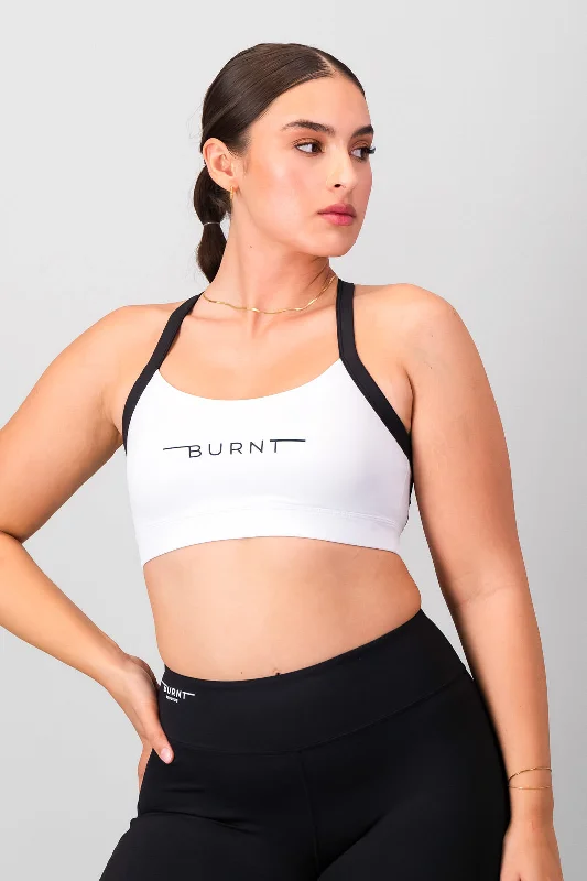 quick drying women sport bra for convenienceMilan Sports Bra - White