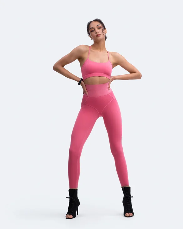 seamless women sport bra for smooth under clothesThin Straps Seamless Sports Bra