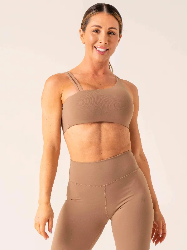 luxury brand women sport bra for high - end qualityUnstoppable One Shoulder Sports Bra - Mocha luxury brand women sport bra for high - end qualityUnstoppable One Shoulder Sports Bra - Mocha