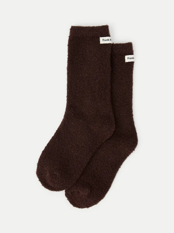 Women's patterned knee - high socks for a bold statementThe Seawool® Socks in Dark Plum Women's patterned knee - high socks for a bold statementThe Seawool® Socks in Dark Plum