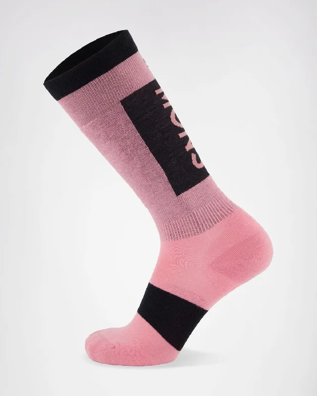 Women's fleece - backed cotton blend socks for warmthAtlas Merino Snow Sock - Dusty Pink Women's fleece - backed cotton blend socks for warmthAtlas Merino Snow Sock - Dusty Pink