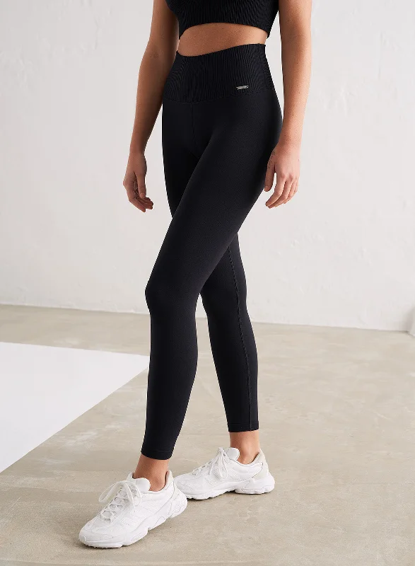women tights for a night out with a short dressBlack Limitless Seamless Tights