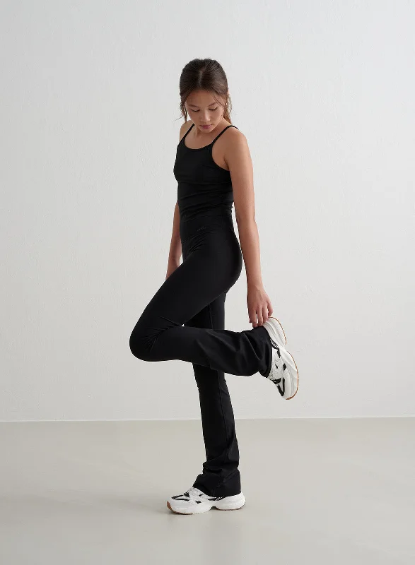 women tights with a moisture - wicking fabric for active wearBlack Young Sense Flare Tights women tights with a moisture - wicking fabric for active wearBlack Young Sense Flare Tights