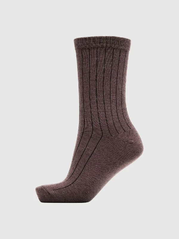 women tights for a formal event with an evening gownBobby Wool Socks Brownie