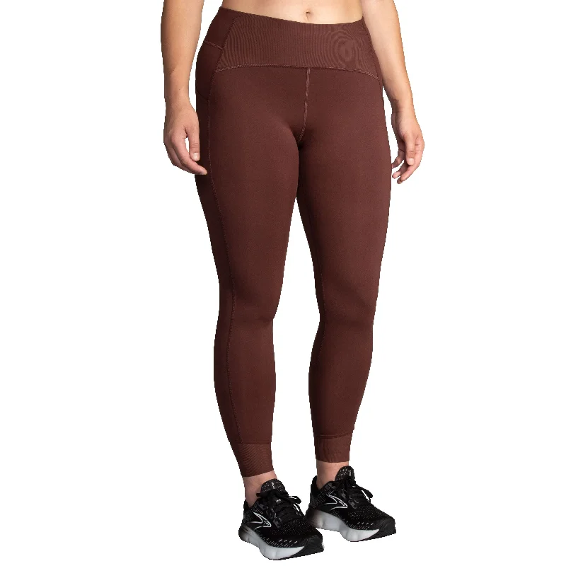 women tights for a casual day with a skirtBrooks Women's Momentum Thermal Tight