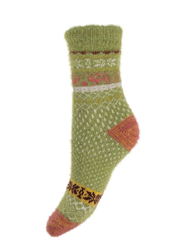 women tights for a cold - weather hiking tripGreen Heart Wool Blend Socks