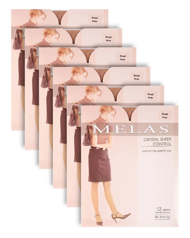 Ombre - dyed fashion stockingsMelas Crystal Control 12 Denier Stockings 6 Pack - Honey AS6096 Ombre - dyed fashion stockingsMelas Crystal Control 12 Denier Stockings 6 Pack - Honey AS6096