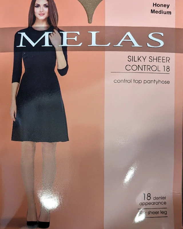Moisture - wicking performance stockingsMelas Silky Sheer Control 18 Denier Stockings - Honey AS-622 Moisture - wicking performance stockingsMelas Silky Sheer Control 18 Denier Stockings - Honey AS-622