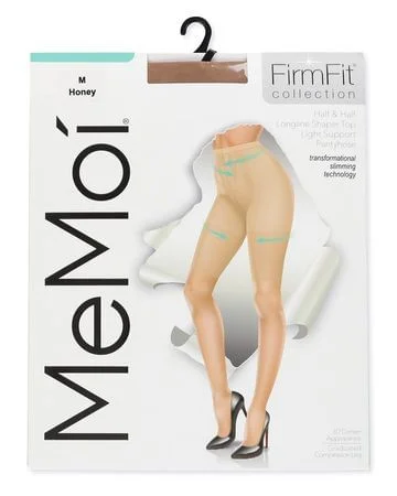 Diabetic - friendly seamless stockingsMemoi FirmFit Half & Half Longline Shaper Top Light Support 30 Denier Ladies Pantyhose - Nude MM-315 Diabetic - friendly seamless stockingsMemoi FirmFit Half & Half Longline Shaper Top Light Support 30 Denier Ladies Pantyhose - Nude MM-315