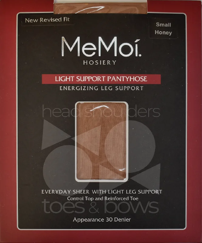 Knee - high fishnet stockings with lace trimMemoi Light Support Stockings - Nude MS-615 Knee - high fishnet stockings with lace trimMemoi Light Support Stockings - Nude MS-615