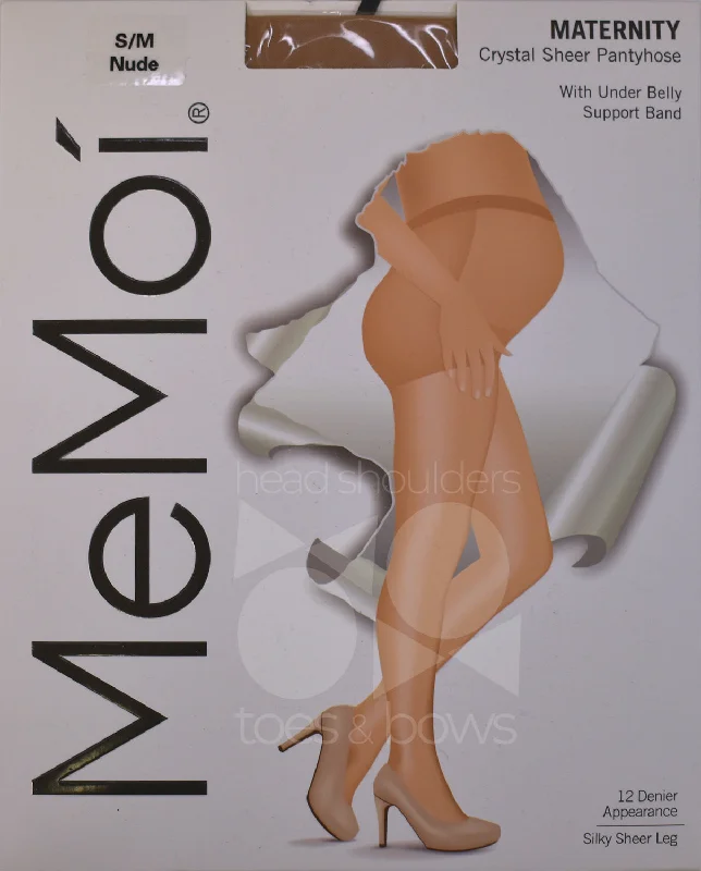 Seamless sheer nylon stockings for everyday wearMemoi Maternity 12 Denier Sheer Stockings MA-401 Seamless sheer nylon stockings for everyday wearMemoi Maternity 12 Denier Sheer Stockings MA-401