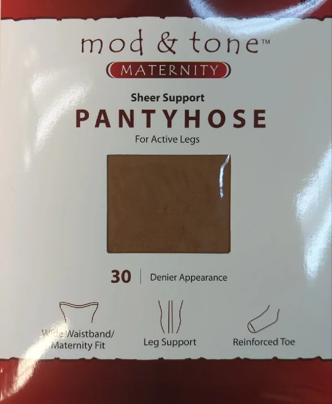 Ankle - length cuffed stockings for casual looksMod & Tone 30D Maternity Stockings - Nude 320MTY Ankle - length cuffed stockings for casual looksMod & Tone 30D Maternity Stockings - Nude 320MTY