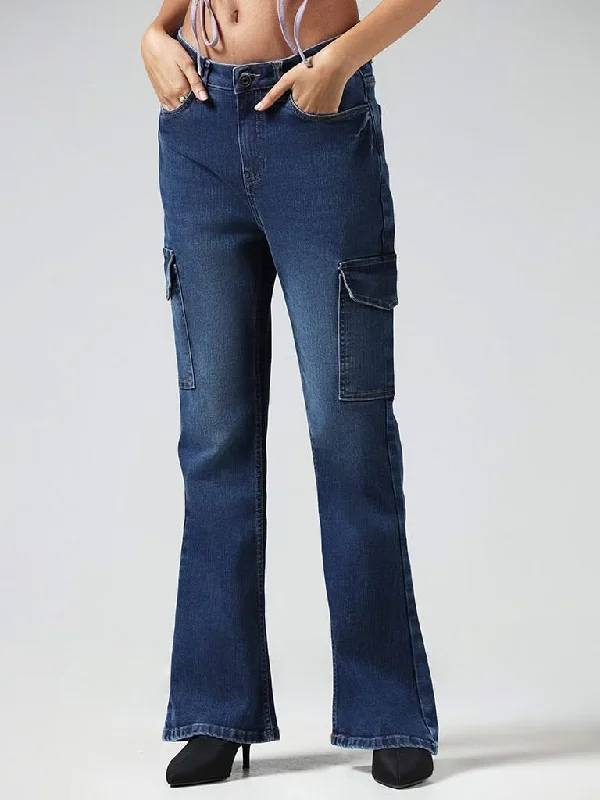 Women's pants for theme park visits Mom jeans for a nostalgic and casual look Nuon Light Blue Relaxed - Fit Mid Rise Jeans Women's pants for theme park visits Mom jeans for a nostalgic and casual look Nuon Light Blue Relaxed - Fit Mid Rise Jeans