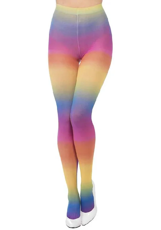 women tights with a holographic effect for a futuristic styleOpaque Rainbow | TIGHTS women tights with a holographic effect for a futuristic styleOpaque Rainbow | TIGHTS