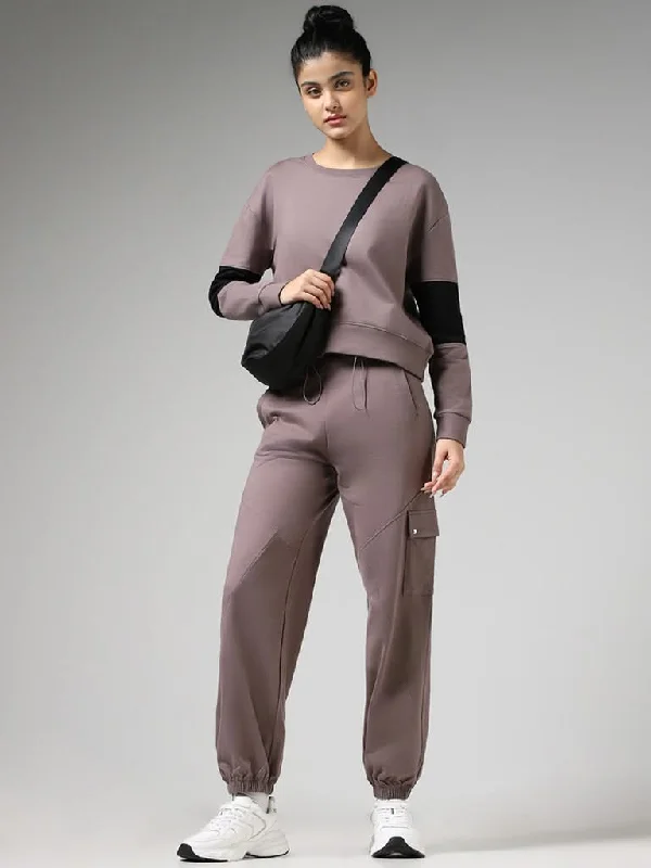 Women's pants for gym workouts Light - wash women jeans for a fresh and summery appearance Studiofit Brown Cotton Track Pants Women's pants for gym workouts Light - wash women jeans for a fresh and summery appearance Studiofit Brown Cotton Track Pants