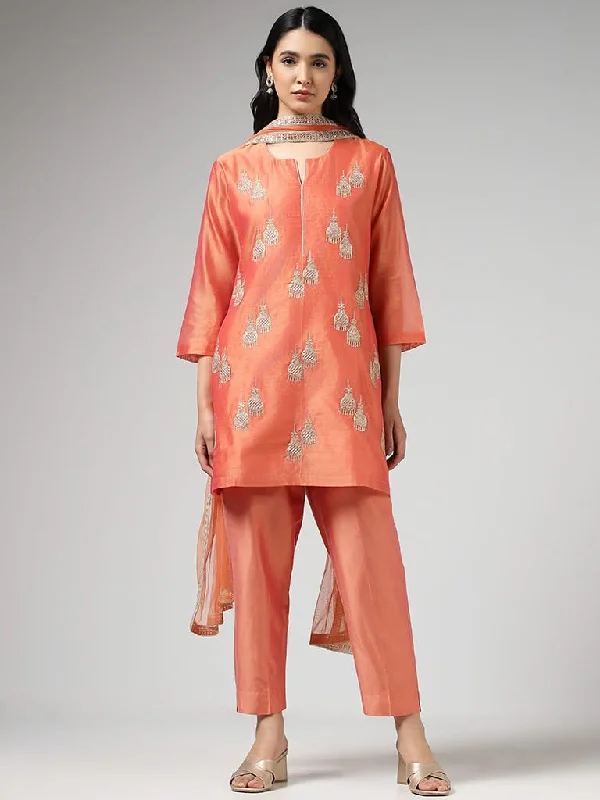 Women's discounted work pants Cargo women jeans with multiple pockets for added functionality Vark Jumkha Embroidered Coral Kurta with Pants & Dupatta Women's discounted work pants Cargo women jeans with multiple pockets for added functionality Vark Jumkha Embroidered Coral Kurta with Pants & Dupatta
