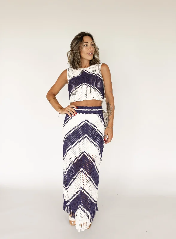 Maxi dresses with an asymmetric hem for a fashion - forward and eye - catching designBeverly Crochet Skirt - Final Sale Maxi dresses with an asymmetric hem for a fashion - forward and eye - catching designBeverly Crochet Skirt - Final Sale