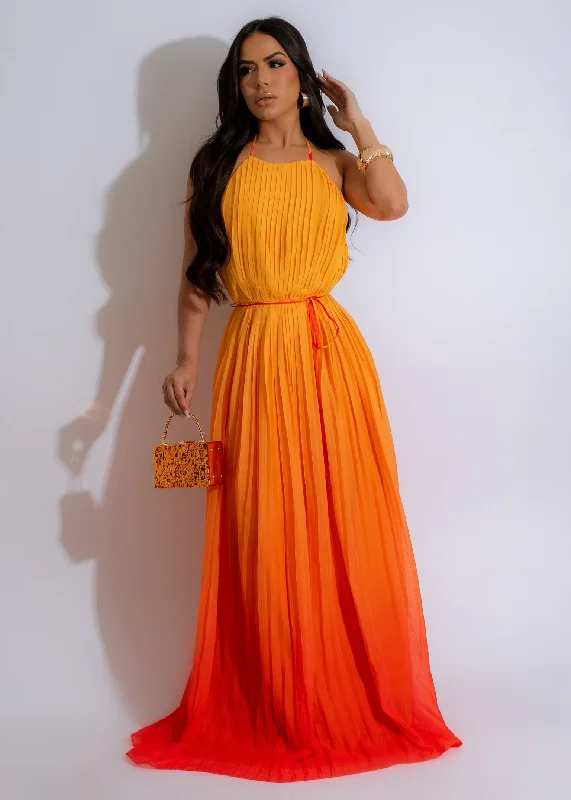 Maxi dresses with a keyhole back for a sexy detailHot Possession Ombre Maxi Dress Orange Maxi dresses with a keyhole back for a sexy detailHot Possession Ombre Maxi Dress Orange