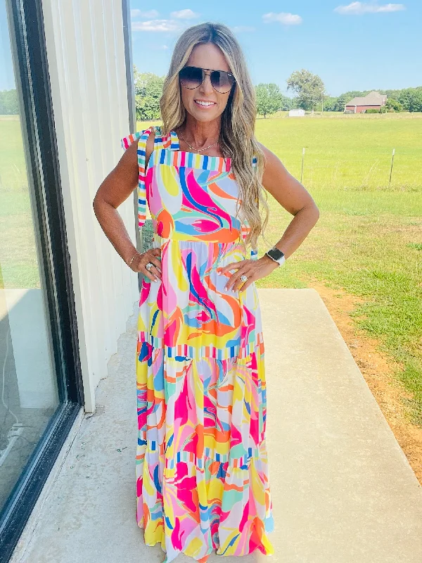 Maxi dresses with patchwork designs for a one - of - a - kind styleRAY OF SUNSHINE DRESS Maxi dresses with patchwork designs for a one - of - a - kind styleRAY OF SUNSHINE DRESS