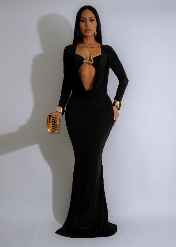 Maxi dresses with a belted empire waist for a more defined and flattering silhouetteSunset Times Maxi Dress Black Maxi dresses with a belted empire waist for a more defined and flattering silhouetteSunset Times Maxi Dress Black