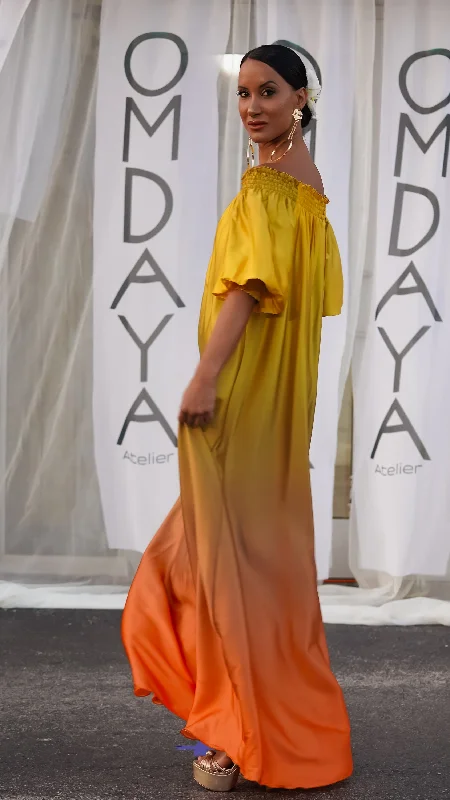 Maxi dresses with beaded embellishments for a fancy and luxurious event"Universe Awaits" Clio Maxi, Sunset Ombre Maxi dresses with beaded embellishments for a fancy and luxurious event"Universe Awaits" Clio Maxi, Sunset Ombre