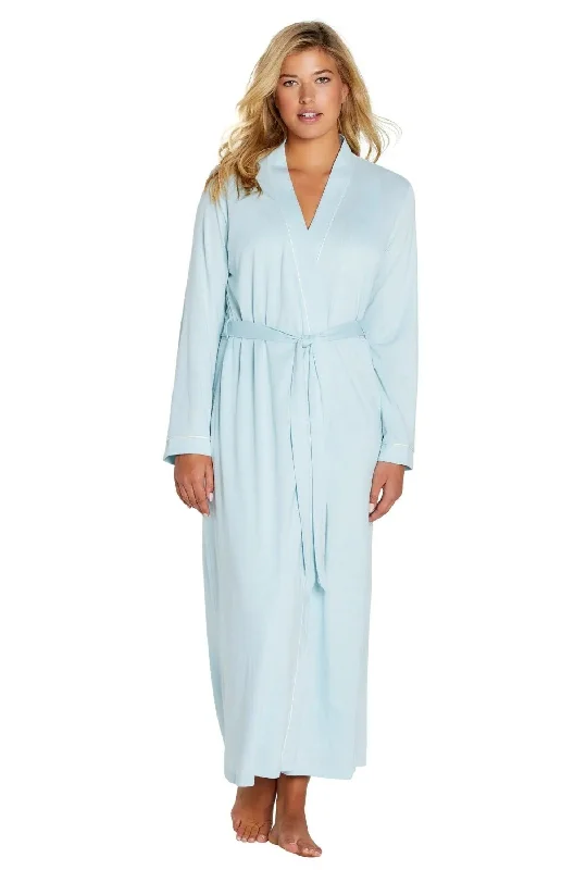 women robes with embroidery detailsLightweight Full Length Robe